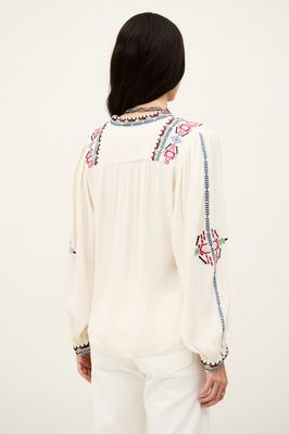 BA&SH blouse tilt ecru
