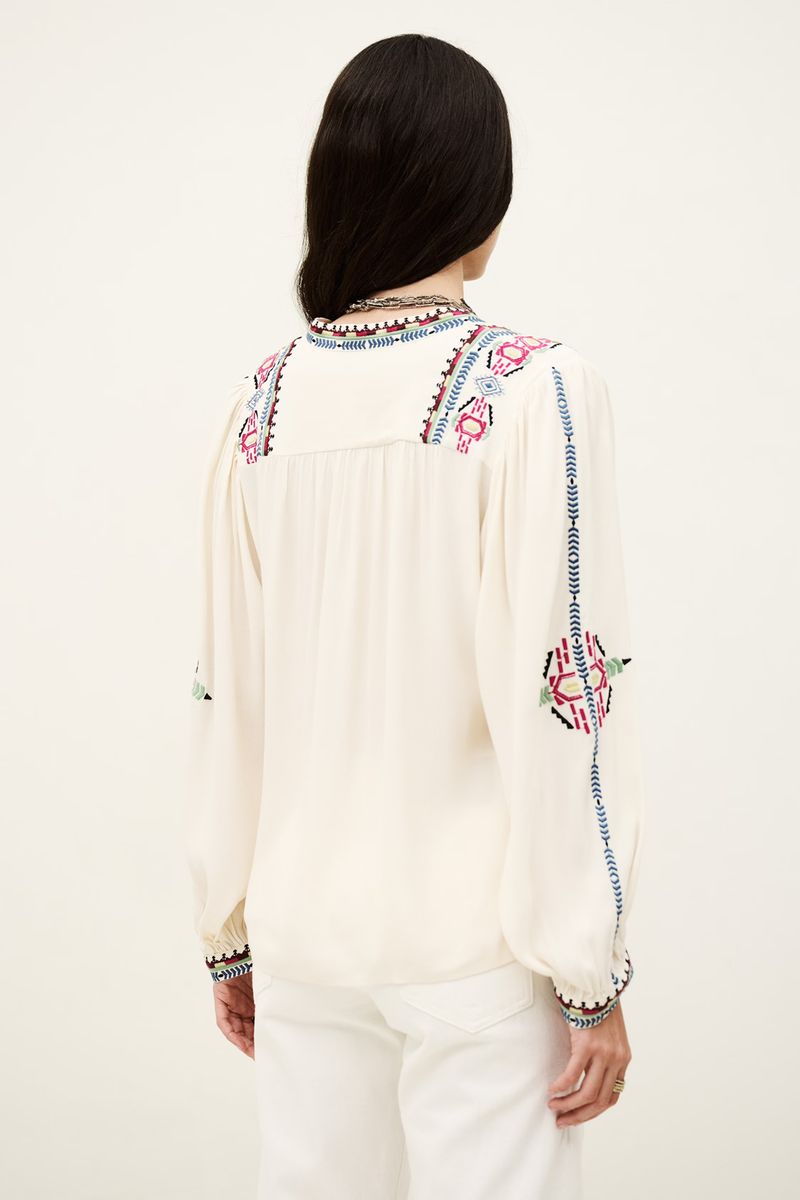 BA&SH blouse tilt ecru