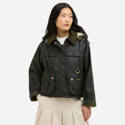 BARBOUR Lisa Wax Green