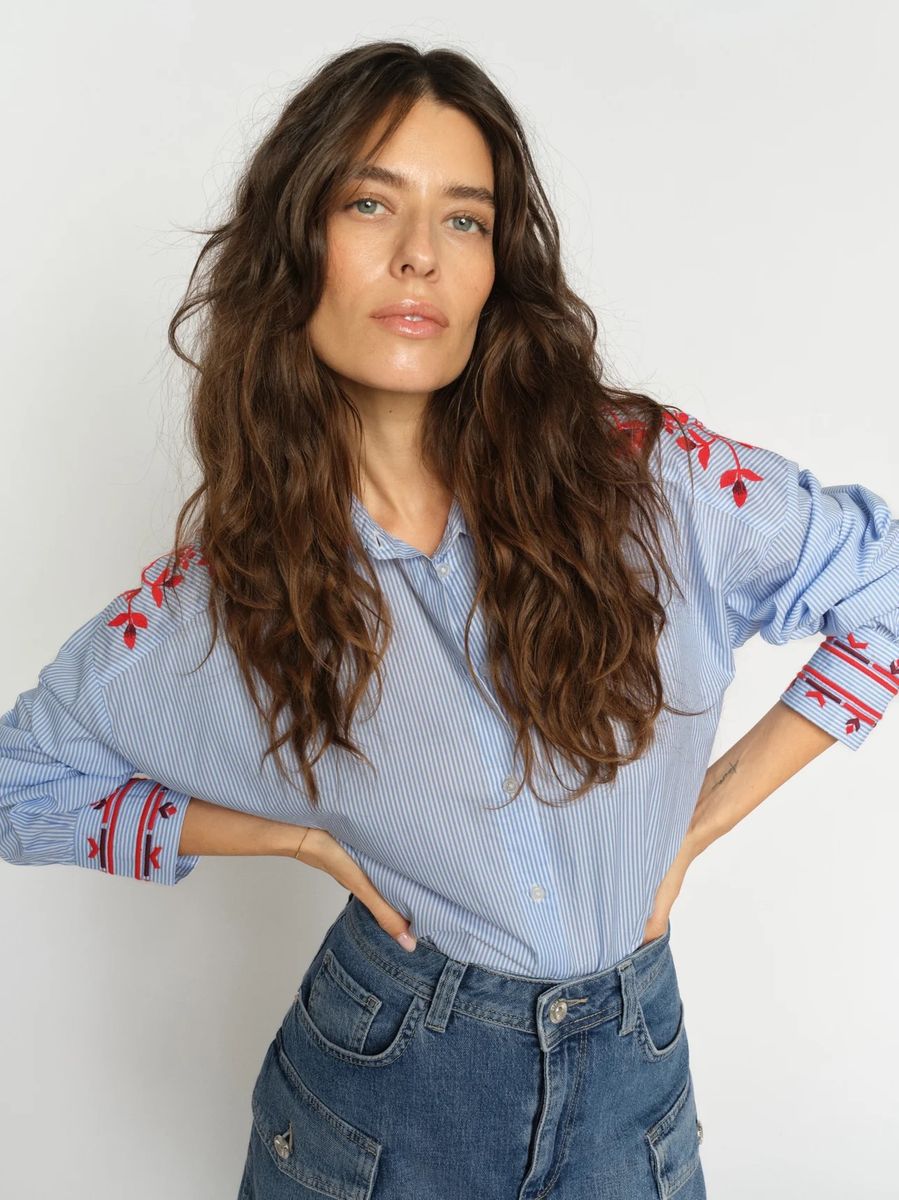 MOS MOSH Osmo Stripey Shirt 