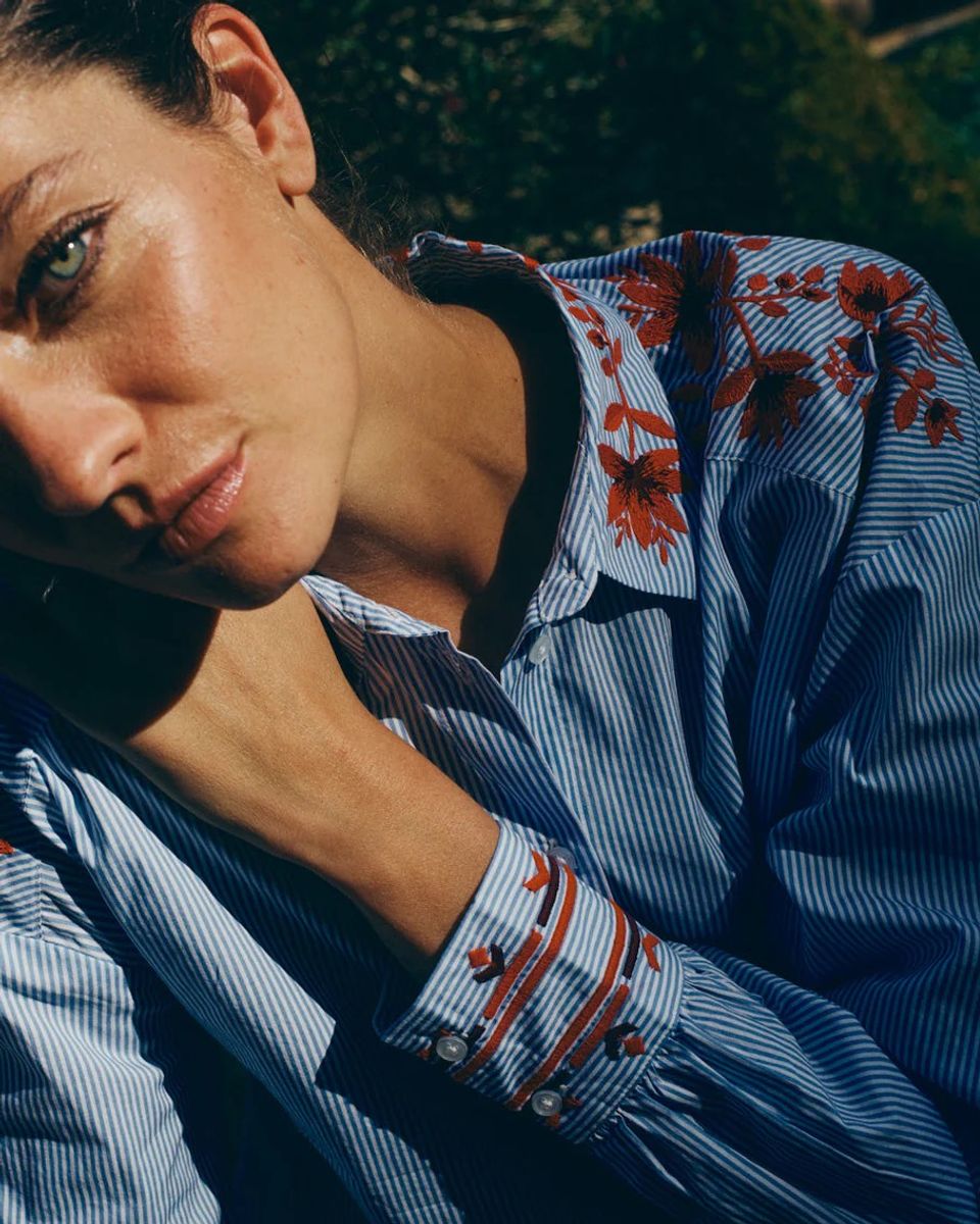 MOS MOSH Osmo Stripey Shirt 