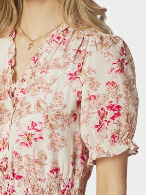 NEO NOIR KANZA FLOWER ROSE DRESS  