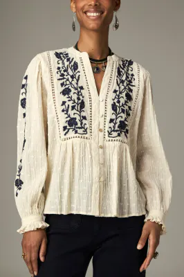MAISON HOTEL Morfeo Blouse Blue Orchid 
