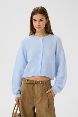 GESTUZ GZ DEBBIE SHORT CARDIGAN Blue Finch Mélange