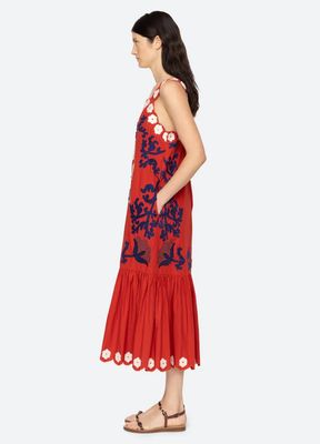 SEA NY  Catrine Dress RED 