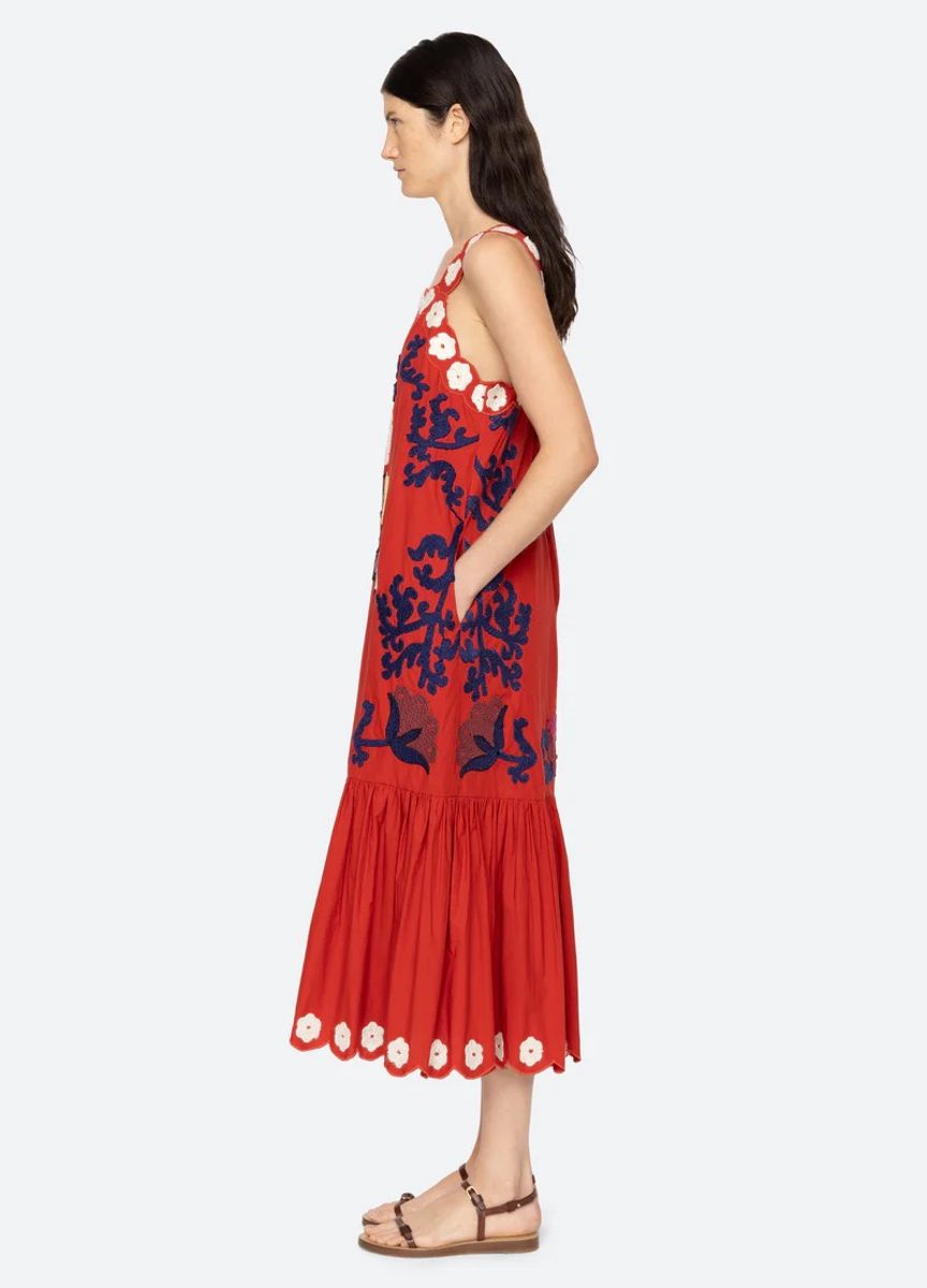 SEA NY  Catrine Dress RED 