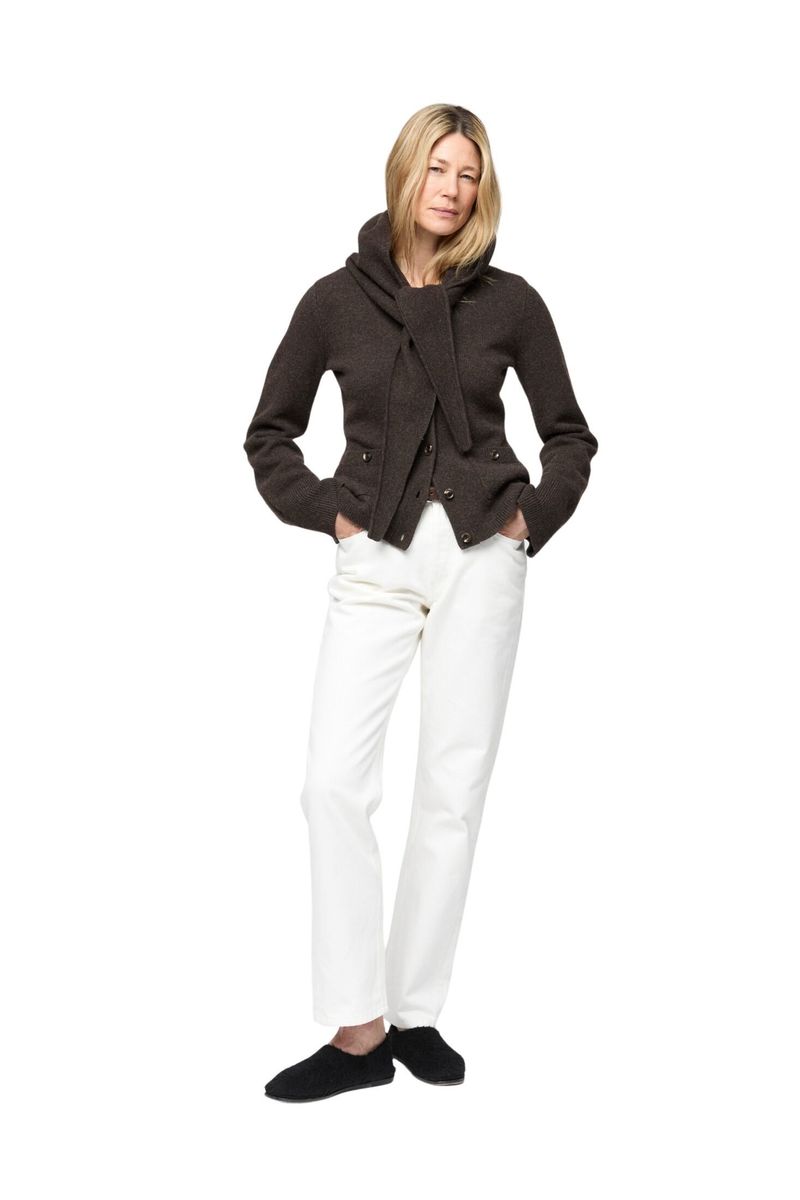 FWSS ADELE CARDIGAN COFFEE