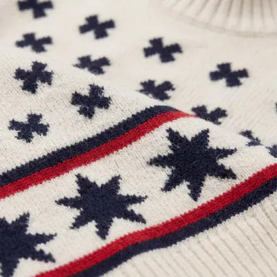 WE NORWEGIANS EMU x WN Sweater Off White 