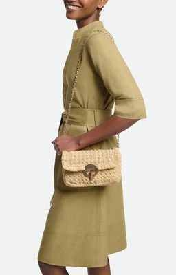 VANESSA BRUNO VESKE | RAFFIA SMALL MOON BAG
