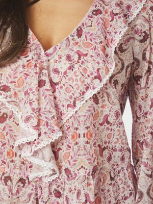 NEO NOIR AJDA PAISLEY DANCE BLOUSE
