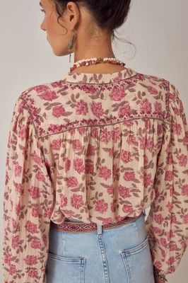  MAISON HOTEL LENNOX BLOUSE SCOTTISH PINK