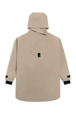 BLÆST BERGEN PONCHO JAKKE BEIGE