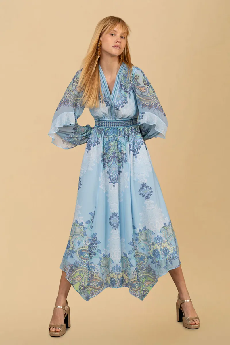 HALE BOB Kamilah Dress Blue