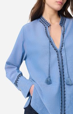 VANESSA BRUNO GASPARD BLOUSE Chambray