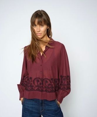 MOS MOSH Silca Lino Shirt  port royale 