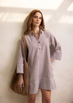 MISSS MAYA Lenna Dress Cinnamon Toast