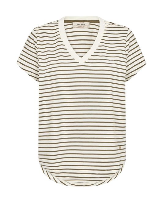 Hovedbilde MOS MOSH KALA V-SS STRIPE TEE ...