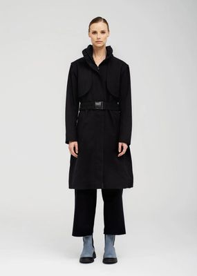 BRGN  SKYET COAT NEW BLACK kåpe