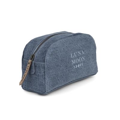 LUNA MOON TOILETRY BAG CAMDEN DENIM WASHED 
