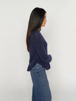 MOS MOSH Mape Alice Strikket Cardigan  Crown Blue