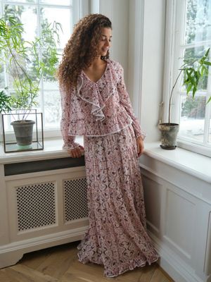 NEO NOIR ASTA PAISLEY DANCE SKIRT