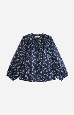 VANESSA BRUNO GEDEON BLOUSE BLACK/NAVY