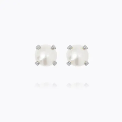 CAROLINE SVEDBOM Mini Stud Earrings / Pearl SØLV 