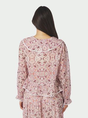 NEO NOIR AJDA PAISLEY DANCE BLOUSE