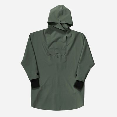 BLÆST BERGEN PONCHO DUSTY GREEN